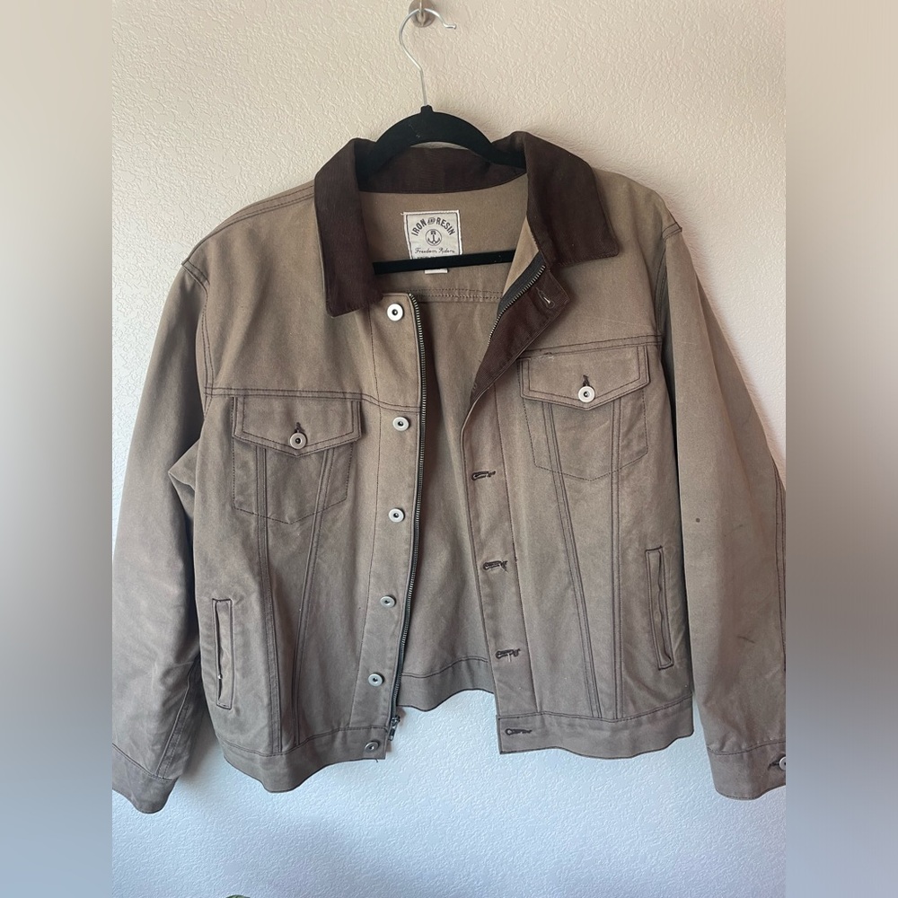 Iron and Resin Trucker Jacket